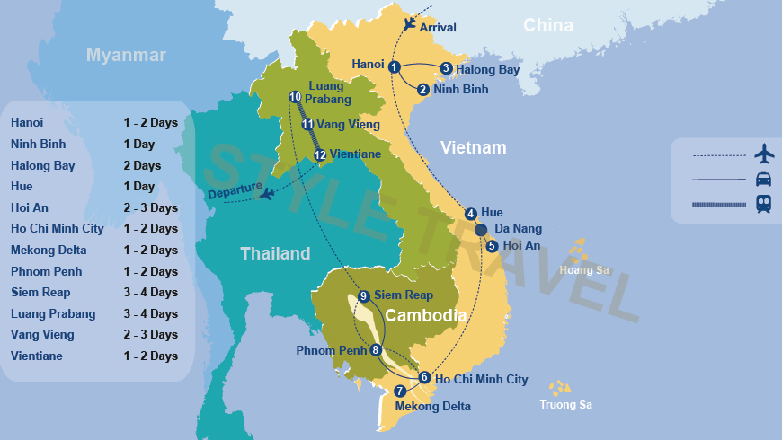 tour vietnam cambodia laos