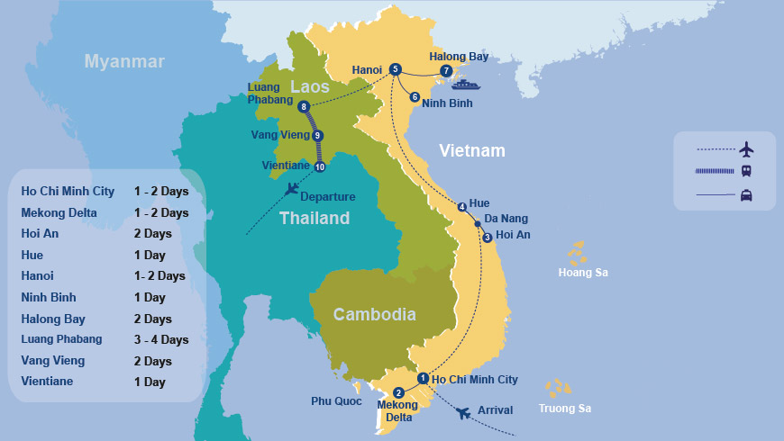 tour vietnam lao