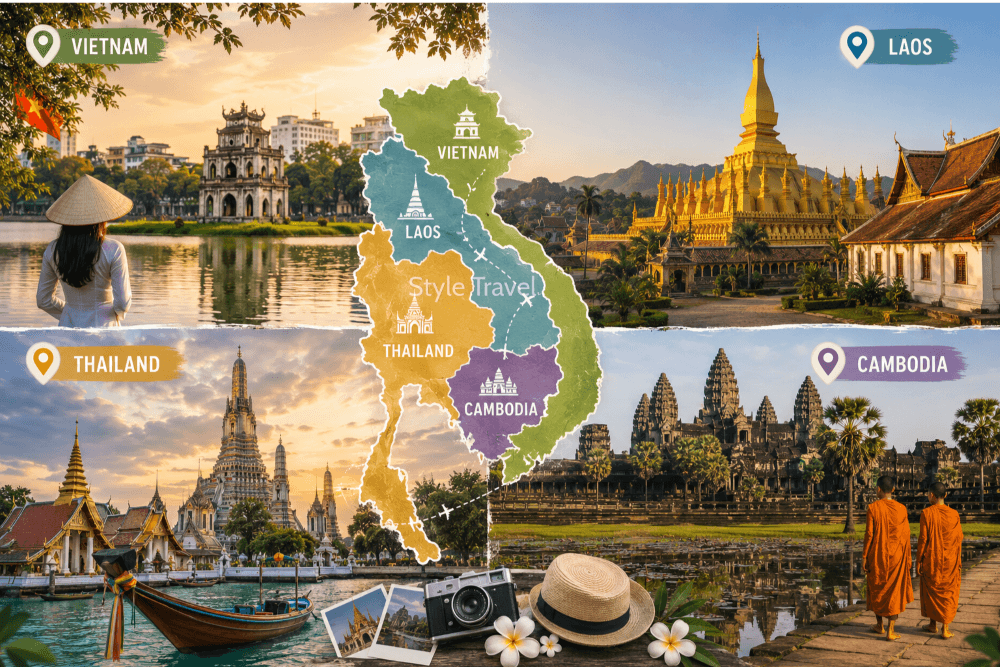 How long to spend in Vietnam, Laos, Thailand and Cambodia 