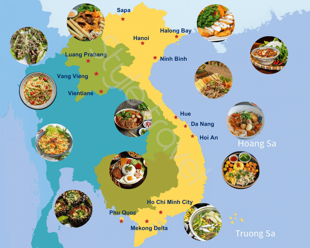 Vietnam and Laos food