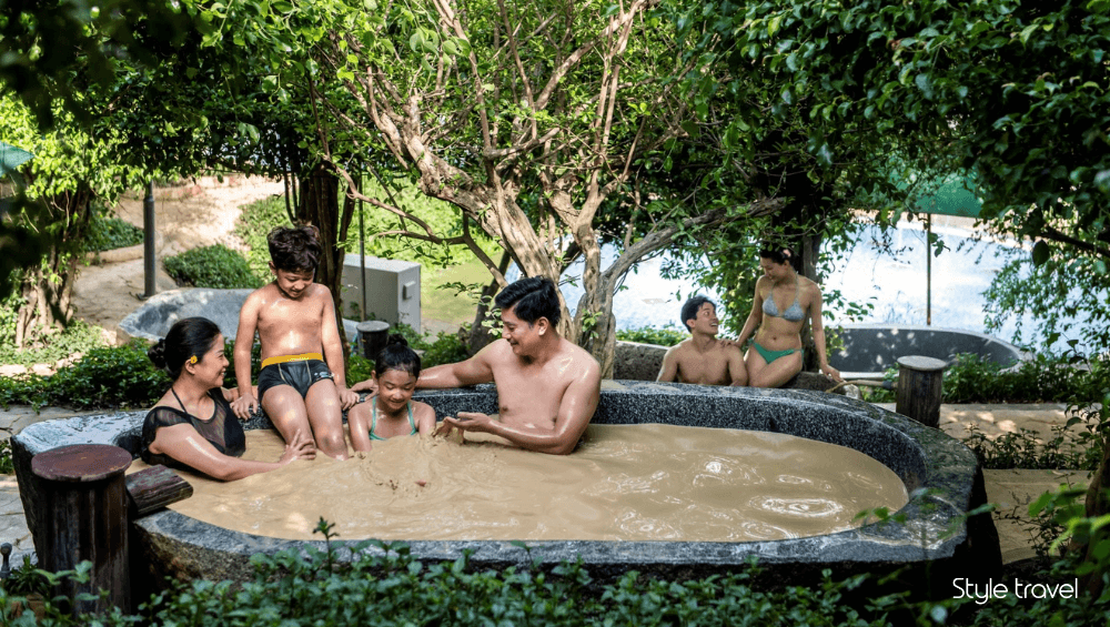 Experience a traditional mud bath